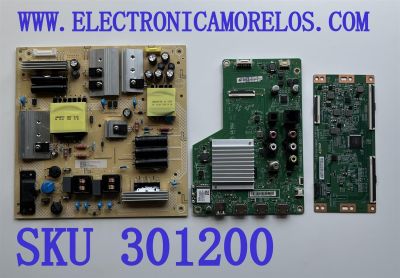 KIT DE TARJETAS PARA TV VIZIO SMARTCAST / MAIN XLCB02K042 / 715GB692-M0E-B00-004D / 715GB692-M0E-B00-004Y / T-CON CV580U1-T01-CB-1 / E3CCBB580001 / E3CCBB580002 / FUENTE PLTVKJ291XADL / 715G9165-P01-002-003M / MODELOS V585-J01 LMXUE9S V585-J01 LTCUE9LX